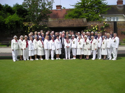 The teams lineup before the match on Presidents Day.