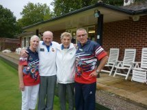 Geoff and Jenni Briggs with Bill and Mim