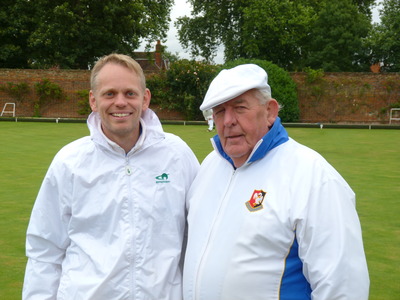 Men's Championship Singles Winner R Hyde, Runner-up R Jenks