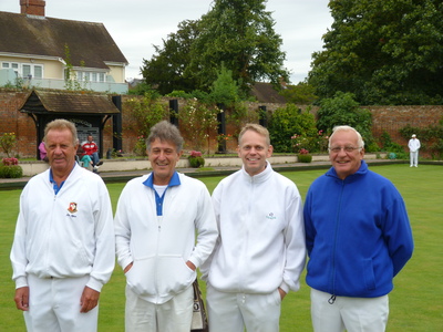 Men's Championship Pairs - Winners T & R Hyde, Runners-up P Ryan & P Simmons