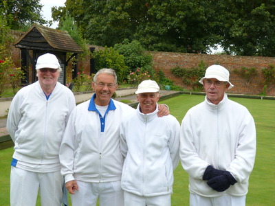 Men's Handicap Pairs - Winners P Burgess & D Pounds, Runners-up B Jonson & T Day