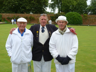 Mixed Handicap Singles Winner D Pounds, Runner-up R Justice