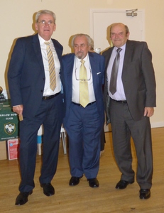 LEFT IS ALEX HAMILL WINNER OF THE MENS HANDICAP PAIRS WITH JOHN HEATHER AND RIGHT DAWSON WHITMAN  WHO WITH ALEX WERE RUNNERS UP IN THE AUSSIE PAIRS.