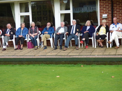 A section of the Marlow crowd watching the finals on Sunday.