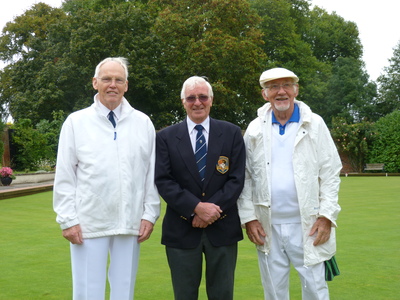 Handicap Singles Finalists with marker George Malster.