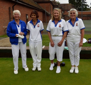 Ladies Championship Pairs finalists