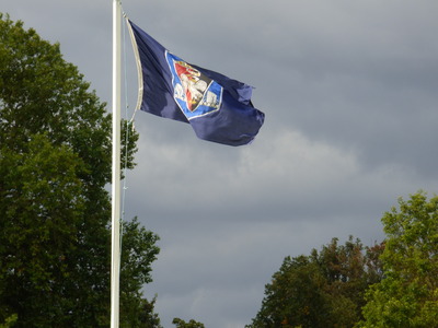 The Marlow Bowls Club flag was looking exquisite in the weekend breeze.
