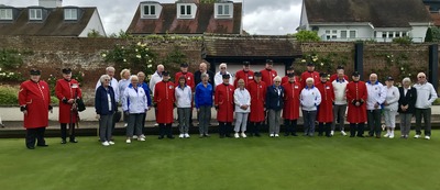 The combined teams of Marlow and the Chelsea Pensioners